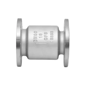 SS316 Stainless Steel Flanged Vertical Check Valve PN16 Acid High Temperature Automatic Non-return Valve OEM Factory