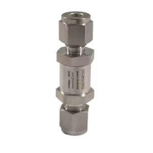 SS316L Material BA Grade Check Valve with 1/4 Tube Fitting Connections VCV1 Series