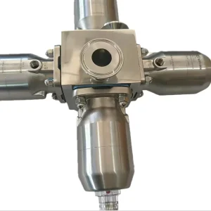SS316L Sanitary Pneumatic Multi-port Diaphragm Valve Tri-clamp