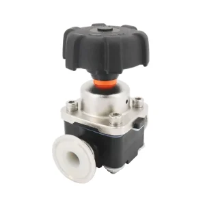 SS316L Stainless Steel Manual Sanitary Fluorine Lined Diaphragm Valve