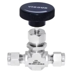 SS316L VIGOUR Brand Gas Needle Valve with 10mmTube Fitting Connection SS VNV1 Series