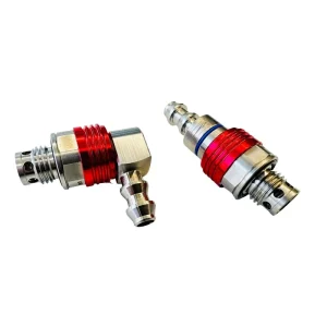 SUS304 MQD Right Angle Quick Disconnect Male Plug for Data Center GPU Cold Plate