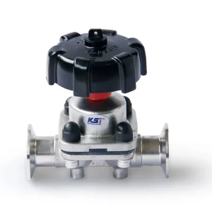 SUS316 Manual Control Diaphragm Valve for Water Media with PTFE EPDM Seal High Temperature for Pharmaceutical Industry