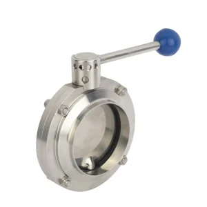 Sanitary 3A Standard Stainless Steel 304 316 Manual Operation Butterfly Valve Food Grade