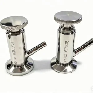 Sanitary 45 Degree Sampling Valve Stainless Steel 304 316L