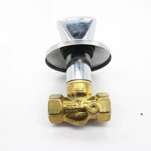 Sanitary Bathroom Concealed Brass Angle Stop Valve