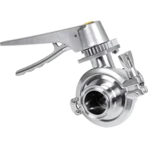 Sanitary Butterfly Valve SS304 316 Manual DN100 Manufacturers