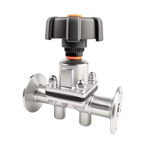 Sanitary Diaphragm Valve Clamp CIP-Compatible Corrosion-Resistant for Ultrapure Water Pipelines
