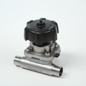 Sanitary Diaphragm Valve Weld End Stainless Steel Hygienic Control Valve