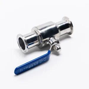 Sanitary Grade 2in Two-piece Stainless Steel 316 304 Clamped Ball Valve Triclamp 2PC Through Ball Valve 1/2in
