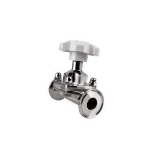 Sanitary Grade Manual 304 Stainless Steel Straight Diaphragm Valve for Water
