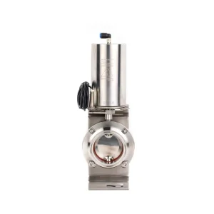 Sanitary Grade Silicone Seal Stainless Steel Tri Clamp Pneumatic Butterfly Valve