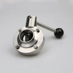 Sanitary-Grade Stainless Steel SMS Butterfly Valve
