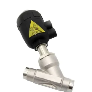 Sanitary Hygienic Stainless Steel Weld Pneumatic Angle Seat Valve