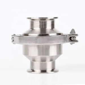 Sanitary ISO 50.8 2-Inch DN50 Stainless Steel Dairy Pipe Non-Return Ferruled Check Valve