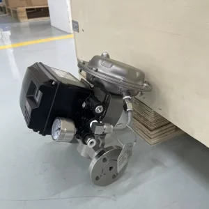 Sanitary Pneumatic Control Valve with Polished Stainless Steel Body