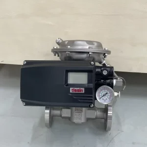 Sanitary Pneumatic Control Valve with Polished Stainless Steel Body