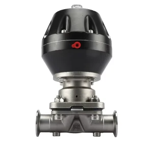 Sanitary Pneumatic Diaphragm Valve 304/316 Stainless Steel Plastic Actuator Tri-Clamp