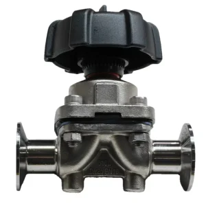 Sanitary Pneumatic Diaphragm Valve Quick Install Clamp End SS316L Stainless Steel Valve