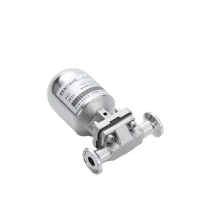 Sanitary Pneumatic Diaphragm Valve Stainless Steel 316L with Tri Clamp Aseptic Polished Head for Pharmaceutical Milk Water