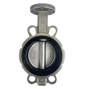 Sanitary Pneumatic Ductile Iron Butterfly Valve 63mm 48 Inch Wafer Type Soft Seal High Pressure PN16
