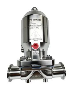 Sanitary Pneumatic Easy Install Diaphragm Valve for Water Treatment