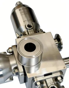 Sanitary Pneumatic Multi-port Diaphragm Valve for Food Processing