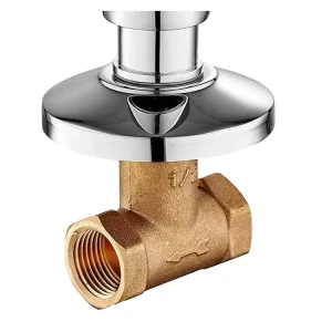 Sanitary Product Bathroom Accessories Different Size Classic Economic Concealed Brass Angle Stop Valve
