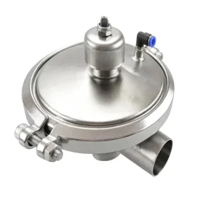 Sanitary SS 304 Pneumatic Weld Double Compound Diaphragm Pressure Reducing Valve Constant Pressure Control Valve