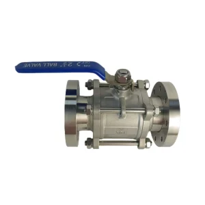 Sanitary Stainless Steel 3 pc Vacuum Manual Ball Valve CF35 CF63 CF80 CF100