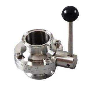 Sanitary Stainless Steel 304 316L Clamp Butterfly Valve