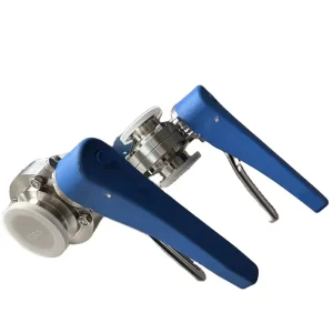 Sanitary Stainless Steel 304 316L Manual Butterfly Valve for Food Industry With Plastics Duckbill Handle