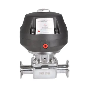 Sanitary Stainless Steel 316L Pneumatic Diaphragm Valve DN25 Pressure 10 KG Forged Water OEM