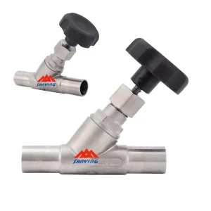 Sanitary Stainless Steel Angle Seat Valves for Food Pharmaceutical and Brewing Industries
