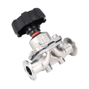 Sanitary Stainless Steel Aseptic Manual Straight Diaphragm Valve