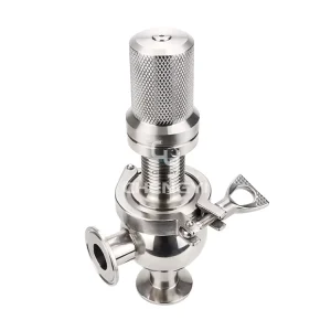 Sanitary Stainless Steel Clamped Safety Valve