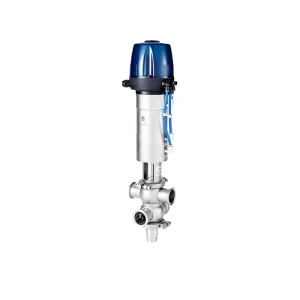 Sanitary Stainless Steel Double Seat Pneumatic Intelligent Mixproof Control Valve