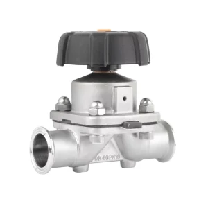 Sanitary Stainless Steel Manual Diaphragm Valve Tri Clamp DN15 DN50 for Food Pharmaceutical