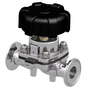Sanitary Stainless Steel Manually Operated Diaphragm Valve