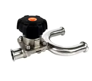 Sanitary Stainless Steel U-Type Bend Diaphragm Valve
