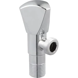 Sanitary Two-Way Brass Angle Stop Seat Valve for Toilet Bathroom