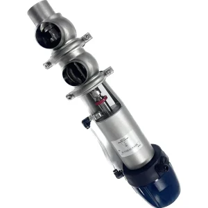 Sanitary Type 3-Way Pneumatic Flow Reversal Valves with Welding Connections