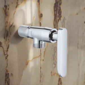 Sanitary Ware Factory Supply Single Handle Wall Mounted Angle Valve Zinc Material Manufactures Bathroom Accessories
