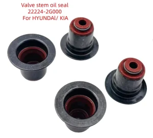 Seal Valve Stem 22224 2G000 Valve Stem Oil Seals 222242G000 for 06-17 Hyundai Kia 1.6L 1.8L 2.0L 2.4L
