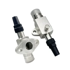 Semi-hermetic Reciprocating Compressor Discharge Suction Shutoff Valve Forged Copper Alloy Welding Interface R22 R600a
