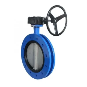 Short Length Flange Butterfly Valve DN500-1200mm Cast Iron Body EPDM Seat for Water