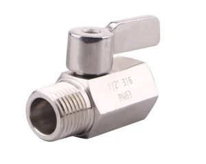 Shut Off Valve Male and Female Thread 1/4 Inch Mini Ball Valve