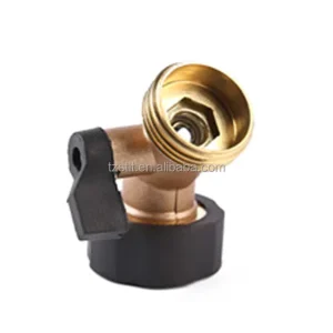 Shutoff Ball Valve 3/4inch Garden Water Hose Switch Connector Valve