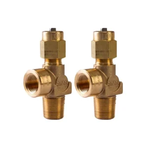 SiAN Manual Needle Type Gas Valves for Oxygen Air Nitrogen Cylinders OEM Customizable
