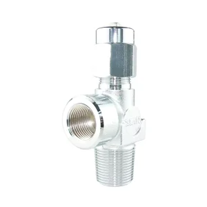 SiAN Reliable Factory Price QF 2D Oxygen Air N2 Cylinder Needle Type Safety Gas Cylinder Valve Medical Brass O2 Valves